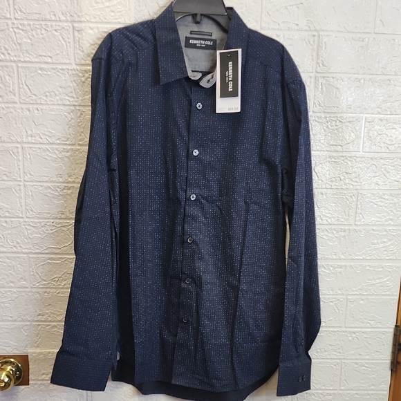 Kenneth Cole Other - Kenneth Cole Navy Button Down Shirt